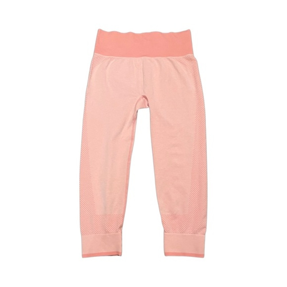 Women’s Pink Peach Athletic Workout Running Yoga Jogging Pants Leggings Small.
